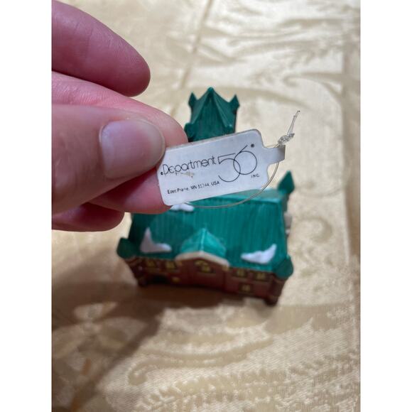 Vtg Department 56 Ornament Christmas in the City Series “City Hall” Retired 1991 - Picture 7 of 11